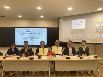 20250213 Strengthening Global Ties: NSYSU College of Medicine and FEU-NRMF Sign Cooperation AgreementImage
